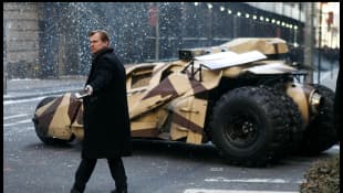 Christopher Nolan on set of 'The Dark Knight'