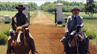 Jamie Foxx y Christoph Waltz en 'Django Unchained'