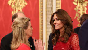 Sophie Wessex and Duchess Catherine