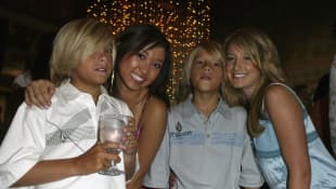Dylan Sprouse, Brenda Song, Cole Sprouse and Ashley Tisdale