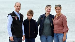 Prince Edward, Countess Sophie, and their children