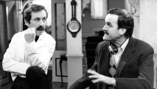 Andrew Sachs and John Cleese in 'Fawlty Towers'