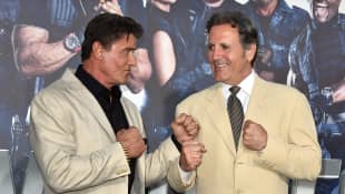 Sylvester and Frank Stallone