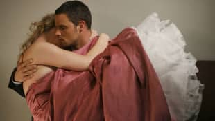 Katherine Heigl and Justin Chambers in 'Grey's Anatomy'