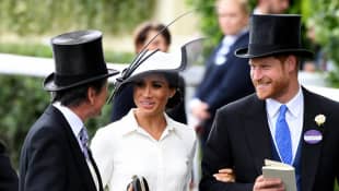 Duke and Duchess of Sussex at Ascot