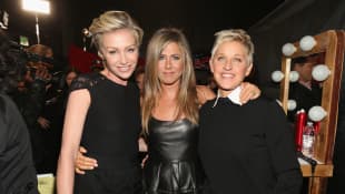 Portia de Rossi, Jennifer Aniston, and Ellen DeGeneres