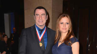 John Travolta y Kelly Preston 2013