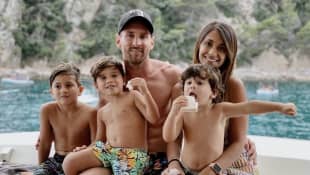 Lionel Messi y familia 