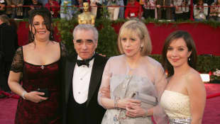 Helen Morris, Martin, Dominica, and Catherine Scorsese