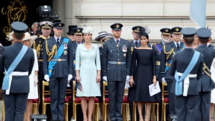 Príncipe William, Kate Middleton, el príncipe Harry y Meghan Markle