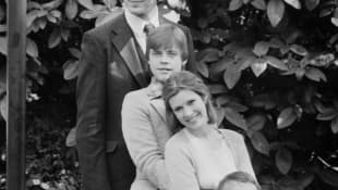 Peter Mayhew, Mark Hamill, Carrie Fisher, and Kenny Baker