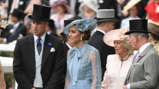 Prince William, Duchess Catherine, Duchess Camilla and Prince Charles