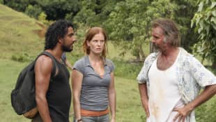 Naveen Andrews, Rebecca Mader and Jeff Fahey