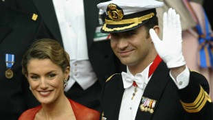 El rey Felipe de España y la reina Letizia