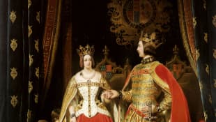 La Reina Victoria y el Príncipe Alberto