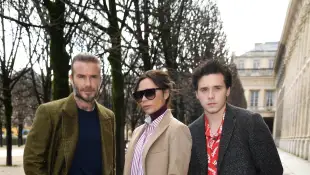 David Beckham, Victoria Beckham, and Brooklyn Beckham