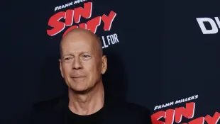 Bruce Willis at the "Sin City" premiere