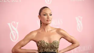 Candice Swanepoel at the Victoria's Secret New York Fashion Week