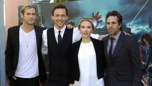 Chris Hemsworth, Tom Hiddleston, Scarlett Johansson and Mark Ruffalo