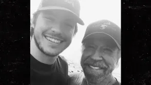 Dakota Norris and Chuck Norris