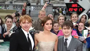 Daniel Radcliffe, Emma Watson and Rupert Grint 