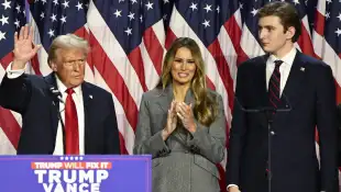 donald trump melania trump barron trump election party change family
