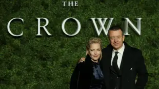 Gillian Anderson Peter Morgan The Crown relationship today why split reunion 2021 update news