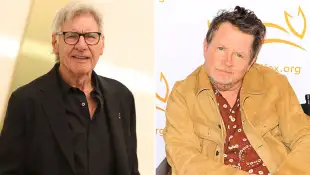 Harrison Ford and Michael J. Fox