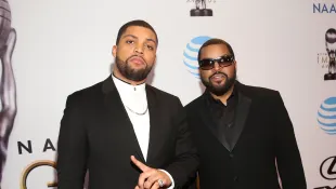 O'Shea Jackson Jr. and Ice Cube attend the 47th NAACP Image Awards.
