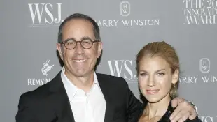 Jerry Seinfeld and Jessica Seinfeld attend the WSJ. Magazine 2019 Innovator Awards