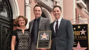 Jim Parsons with his mom Judy Ann McKnight mother and husband Todd Big Bang Theory actor