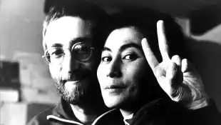 John Legend and Yoko Ono circa 1980