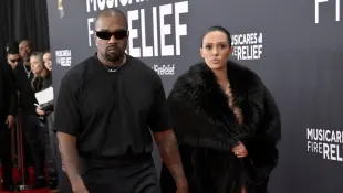 Kanye West and Bianca Censori at the Grammys