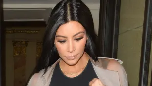 Kim Kardashian nipple flash