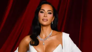 kim kardashian latex dress