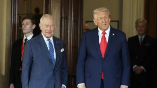 King Charles and Donald Trump