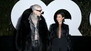 Kourtney Kardashian and Travis Barker