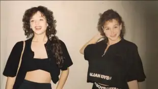 Leah Remini and Nicole Remini Wiskow sister Instagram birthday twins lookalike
