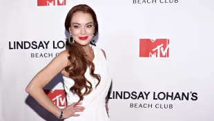 Lindsay Lohan attends MTV's "Lindsay Lohan's Beach Club" Premiere Party.