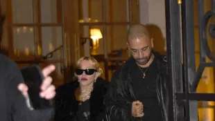 Madonna provokes in a see-through dress