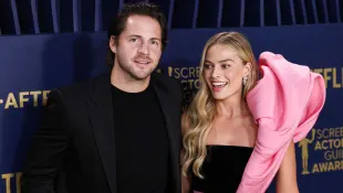 Margot Robbie and Tom Ackerley
