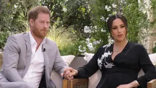 Prince Harry and Meghan Markle speak with Oprah Winfrey