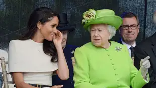 Meghan Markle and Queen Elizabeth II