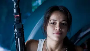 Michelle Rodriguez in "Avatar"