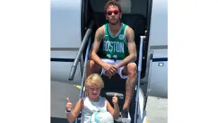 Neymar and his son