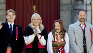 Princess Mette-Marit Prince Sverre Magnus Princess Ingrid Alexandra Prince Haakon 2022