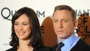 Olga Kurylenko and Daniel Craig