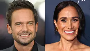 Patrick J. Adams and Meghan Markle