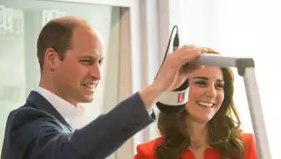 El príncipe William y su esposa Kate Middleton