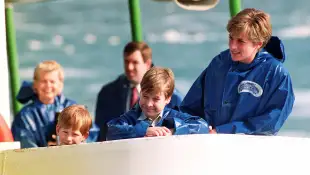Princess Diana, Prince William and Harry